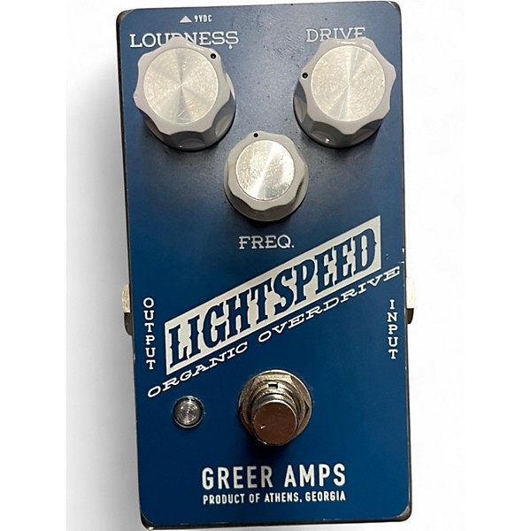 Used Greer Amplification Lightspeed Organic Overdrive Effect Pedal