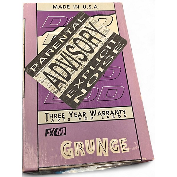 Used DOD FX69B Grunge Distortion Effect Pedal