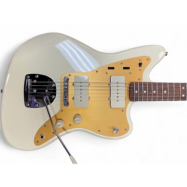 Used Squier J Mascis Jazzmaster Vintage White Solid Body Electric Guitar