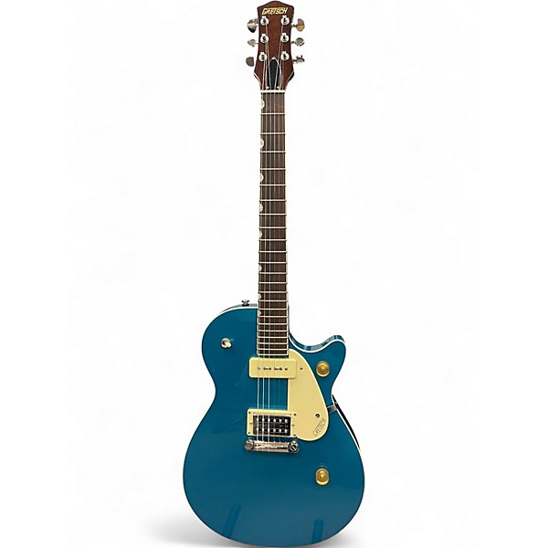 Used Gretsch Guitars G2215-P90 Streamliner Junior Turquoise Solid Body Electric Guitar