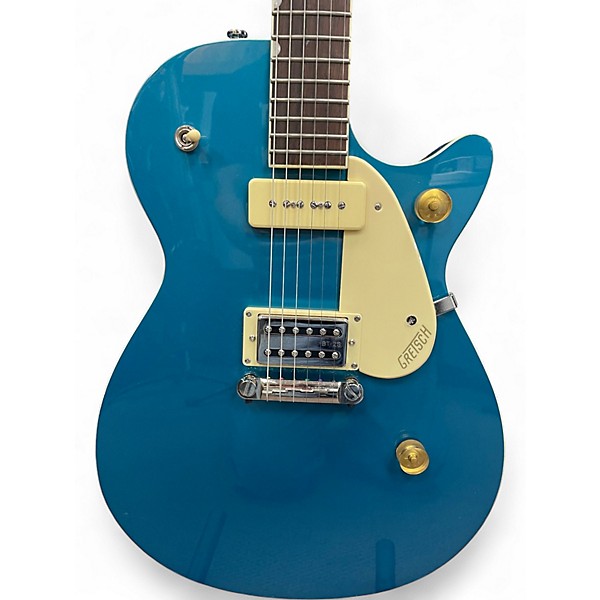 Used Gretsch Guitars G2215-P90 Streamliner Junior Turquoise Solid Body Electric Guitar