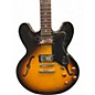 Used Epiphone Dot Deluxe Flametop Sunburst Hollow Body Electric Guitar