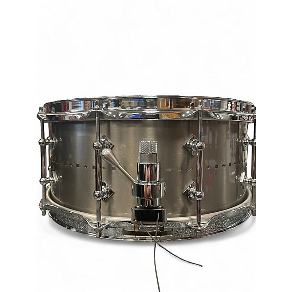 Used Craviotto 6X14 SOLITARURE TITANIUM Pewter Drum