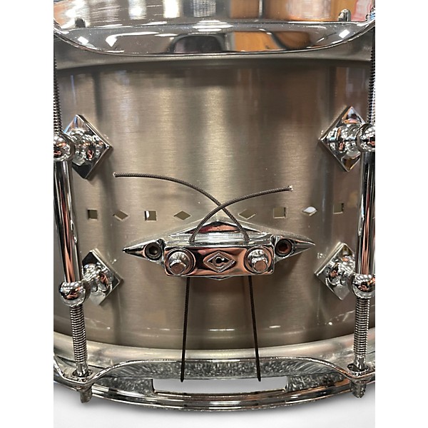 Used Craviotto 6X14 SOLITARURE TITANIUM Pewter Drum