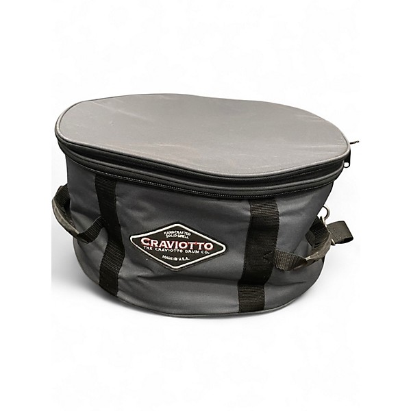 Used Craviotto 6X14 SOLITARURE TITANIUM Pewter Drum