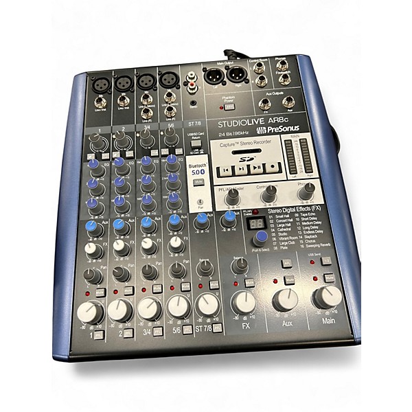 Used PreSonus studio live AR8C Powered Mixer