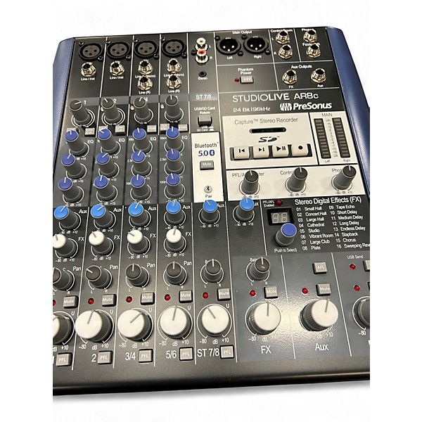Used PreSonus studio live AR8C Powered Mixer