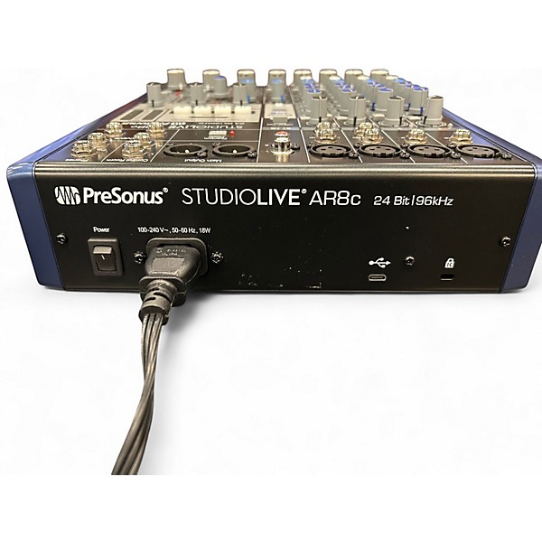 Used PreSonus studio live AR8C Powered Mixer