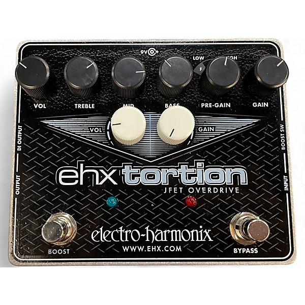 Used Electro-Harmonix EHXTortion JFET Overdrive Effect Pedal