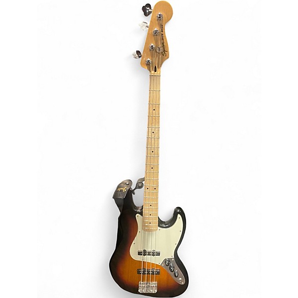 Used Squier Contemporary Jazz Bass BURST Electric Bass Guitar