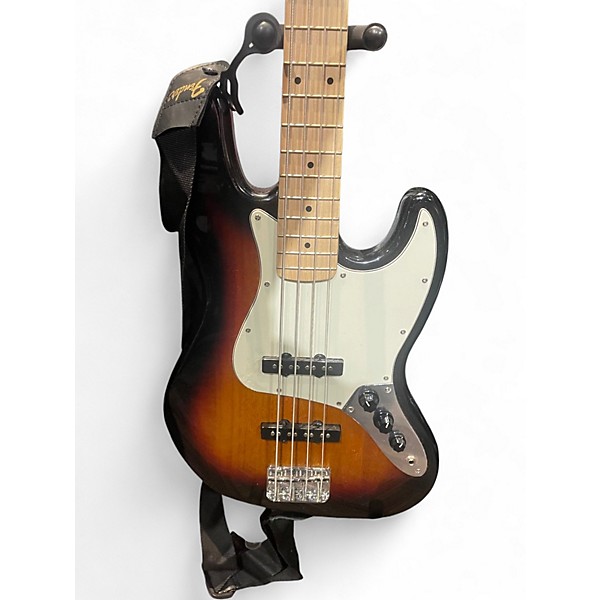 Used Squier Contemporary Jazz Bass BURST Electric Bass Guitar