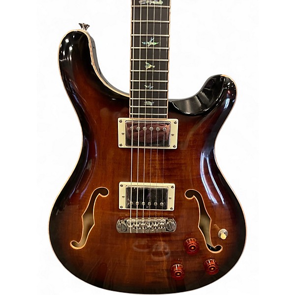 Used PRS SE Hollowbody II Piezo 2 Tone Sunburst Hollow Body Electric Guitar