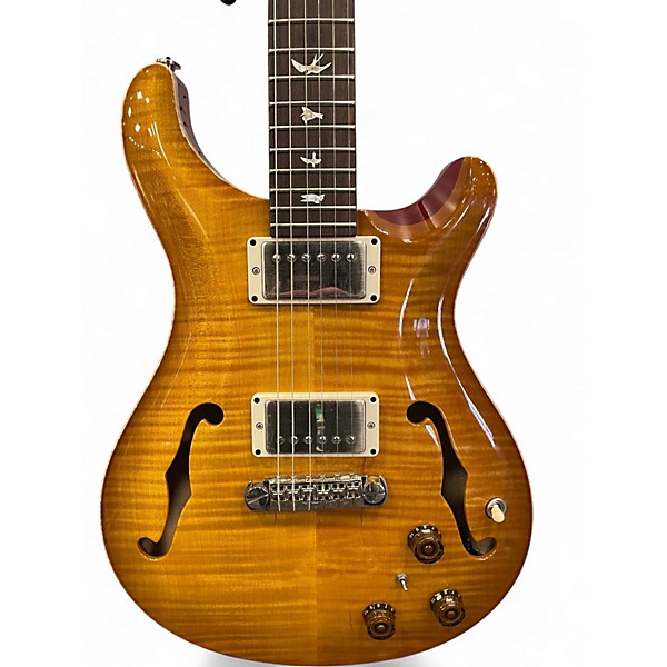 Used PRS Hollowbody II Piezo Yellow Tiger Hollow Body Electric Guitar