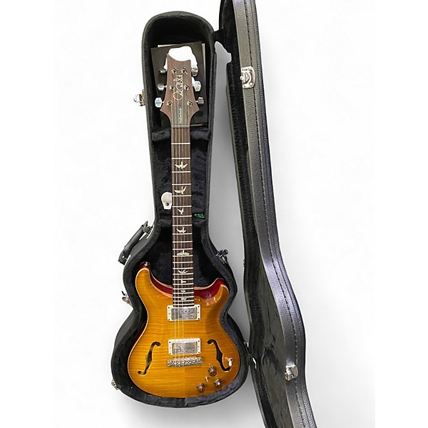 Used PRS Hollowbody II Piezo Yellow Tiger Hollow Body Electric Guitar