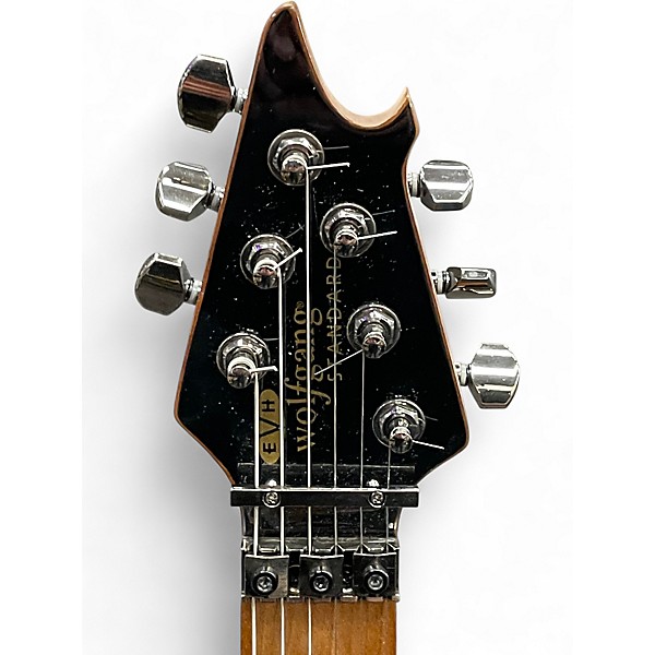 Used EVH Wolfgang Standard QM Trans Amber Solid Body Electric Guitar