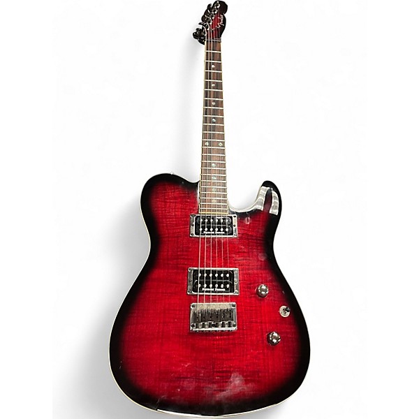 Used 2020s Fender Special Edition Custom Telecaster FMT HH 2 Tone Sunburst Solid Body Electric Guitar