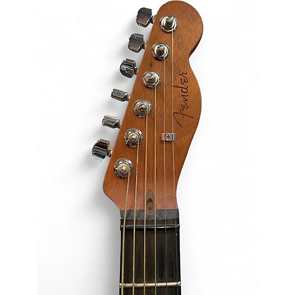 Used Fender American Acoustasonic Telecaster Sunburst Acoustic Electric Guitar