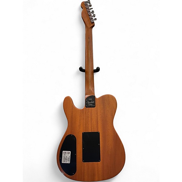 Used Fender American Acoustasonic Telecaster Sunburst Acoustic Electric Guitar