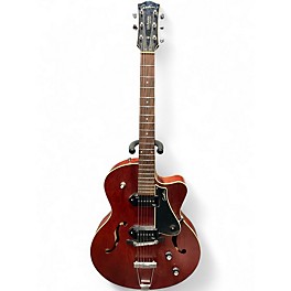 Used Godin 5th Avenue Kingpin II Burgundy Hollow Body Electric Guitar