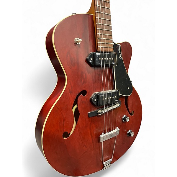 Used Godin 5th Avenue Kingpin II Burgundy Hollow Body Electric Guitar
