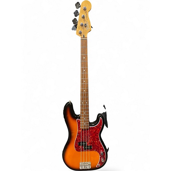 Used Fender Player Precision Bass 3 Color Sunburst Electric Bass Guitar