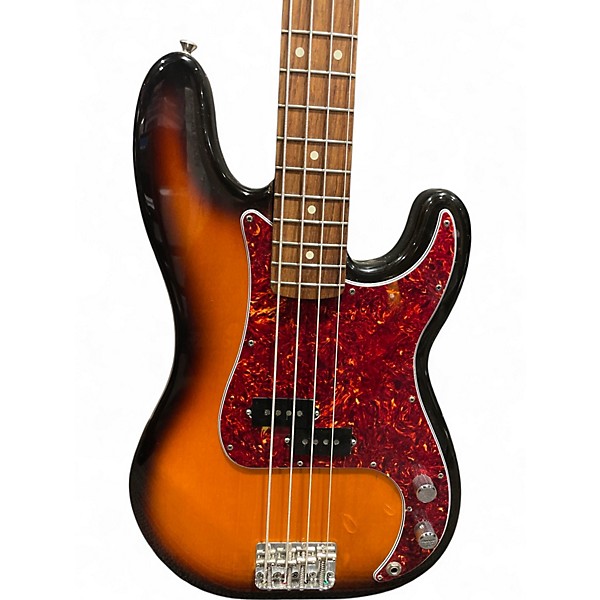Used Fender Player Precision Bass 3 Color Sunburst Electric Bass Guitar