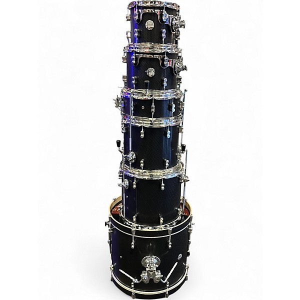 Used PDP by DW 6 Piece Concept Series Black Drum Kit