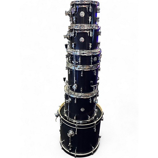 Used PDP by DW 6 Piece Concept Series Black Drum Kit