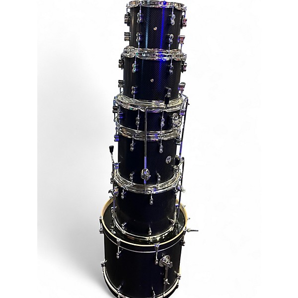Used PDP by DW 6 Piece Concept Series Black Drum Kit