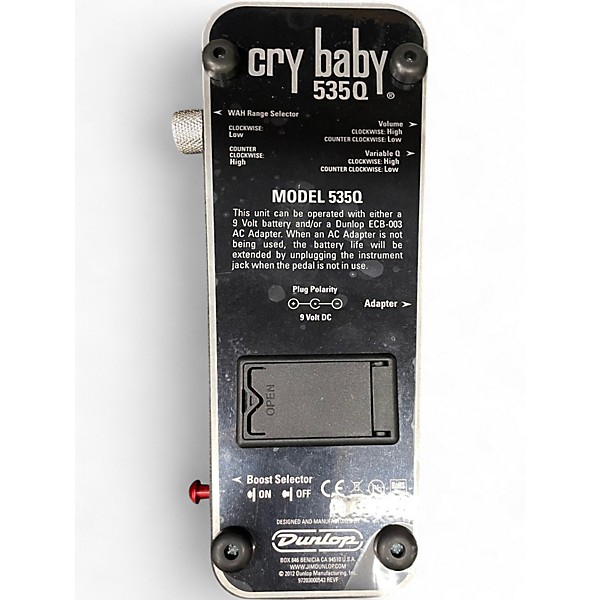 Used 2023 Dunlop crybaby Effect Pedal