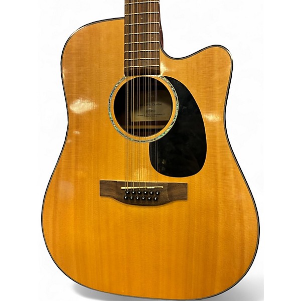 Used Takamine EG345C Natural Acoustic Electric Guitar