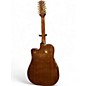 Used Takamine EG345C Natural Acoustic Electric Guitar