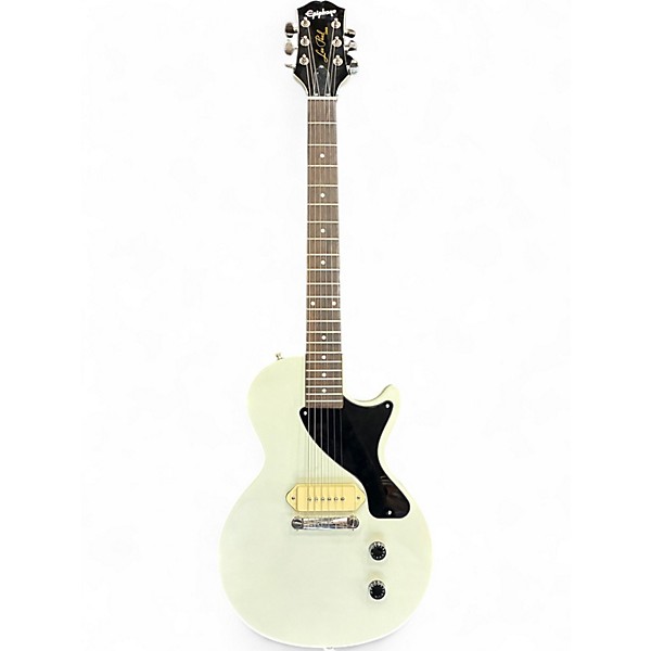 Used Epiphone Les Paul Junior Alpine White Solid Body Electric Guitar