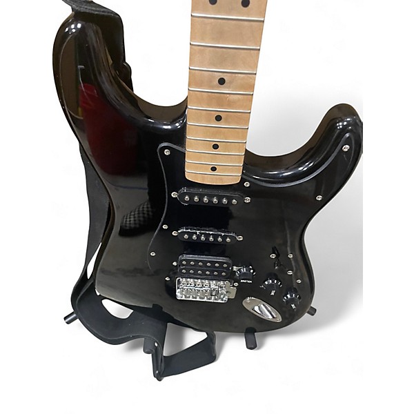 Used Squier Affinity Stratocaster Black Solid Body Electric Guitar
