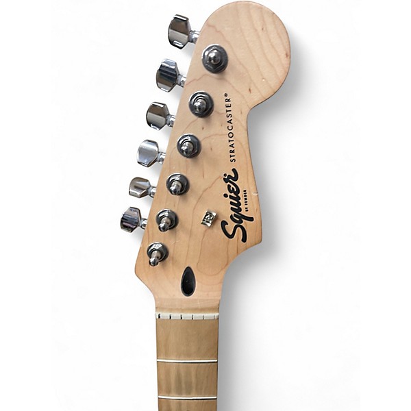 Used Squier Affinity Stratocaster Black Solid Body Electric Guitar
