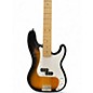 Used Squier Precision Bass 2 Color Sunburst Electric Bass Guitar