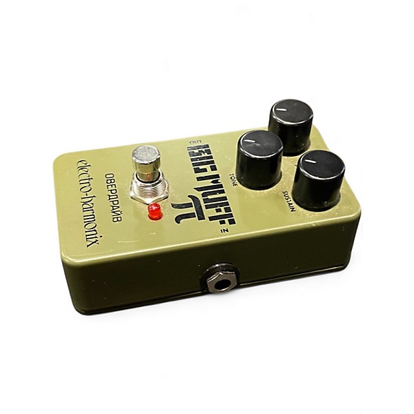 Used Electro-Harmonix Green Russian Big Muff Pi Fuzz Effect Pedal