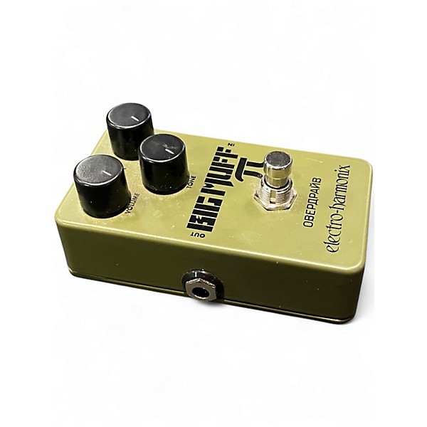 Used Electro-Harmonix Green Russian Big Muff Pi Fuzz Effect Pedal