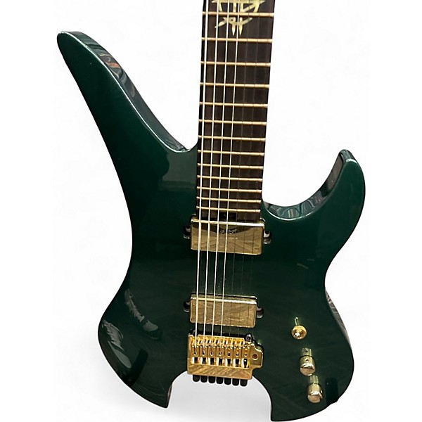 Used Schecter Guitar Research Synyster Gates Custom 7-String TR GREEN METALLIC Solid Body Electric Guitar