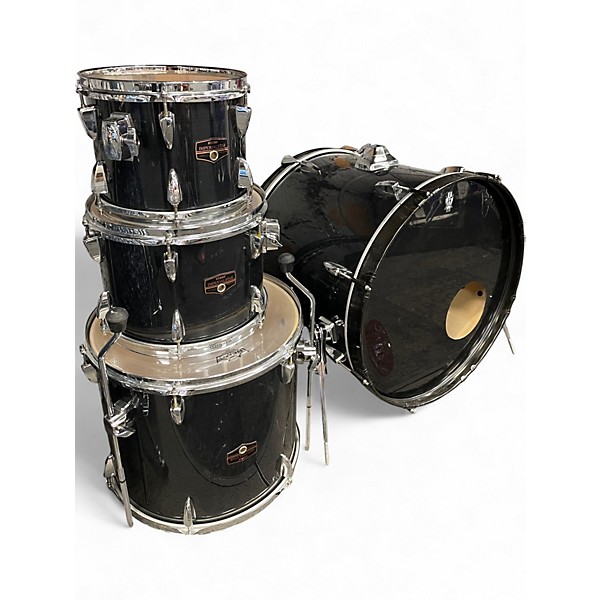 Used TAMA 4 Piece Imperialstar Black Drum Kit