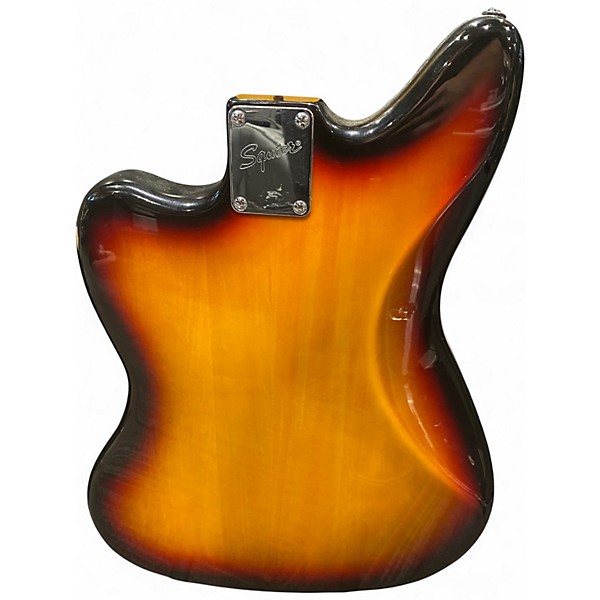 Used 2011 Squier Vintage Modified Jaguar 3 Tone Sunburst Solid Body Electric Guitar