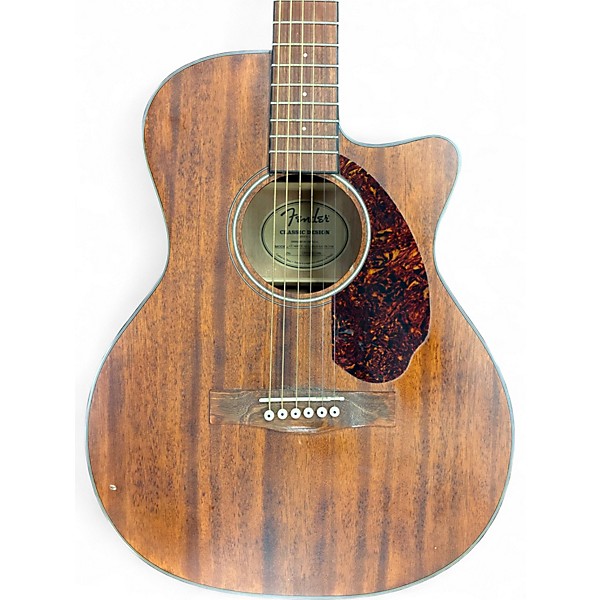 Used Fender CC60SCE Mahogany Acoustic Electric Guitar