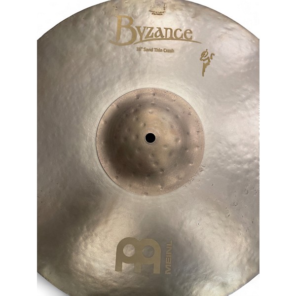 Used MEINL 18in Byzance Vintage Series Benny Greb Sand Thin Crash Cymbal