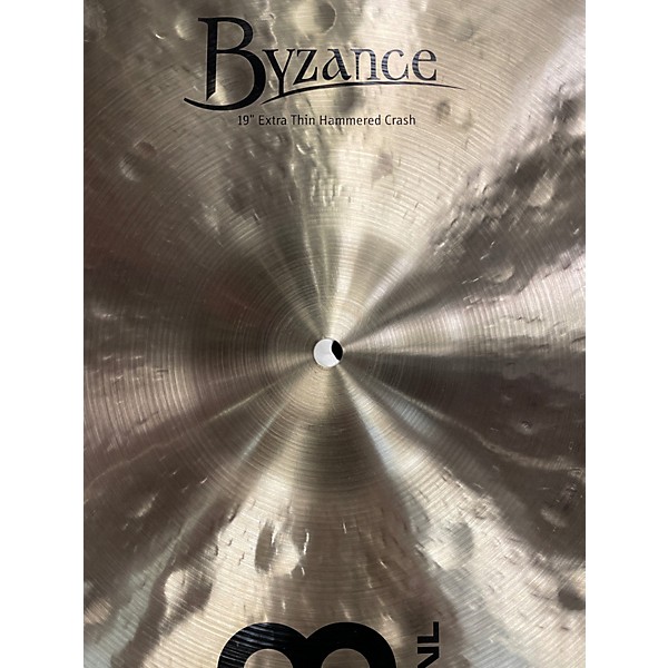 Used MEINL 19in Byzance EX Thin Hammered Crash Cymbal