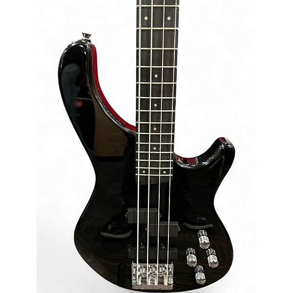 Used Donner Standard Black Electric Bass Guitar