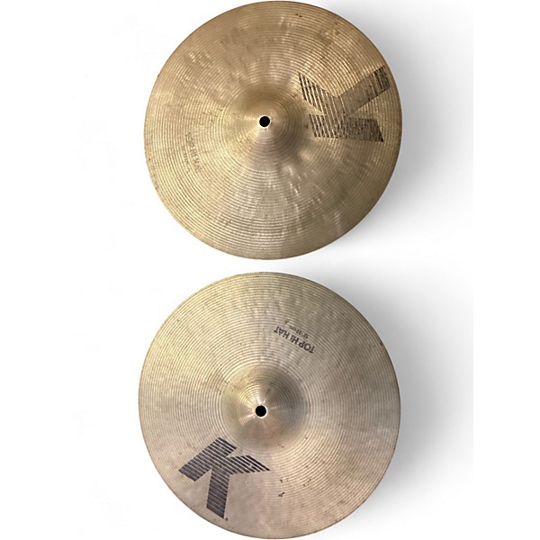Used Zildjian 13in K Hi Hat Pair Cymbal