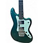 Used Squier Paranormal Rascal Metallic Green Electric Bass Guitar