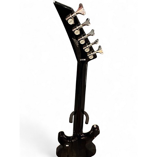 Used Jackson X Series CBXNT DX V Black and White Electric Bass Guitar