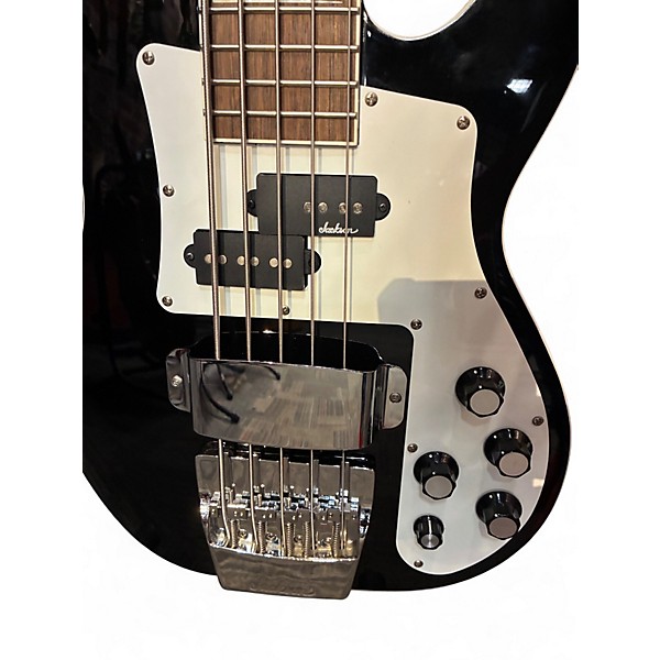 Used Jackson X Series CBXNT DX V Black and White Electric Bass Guitar
