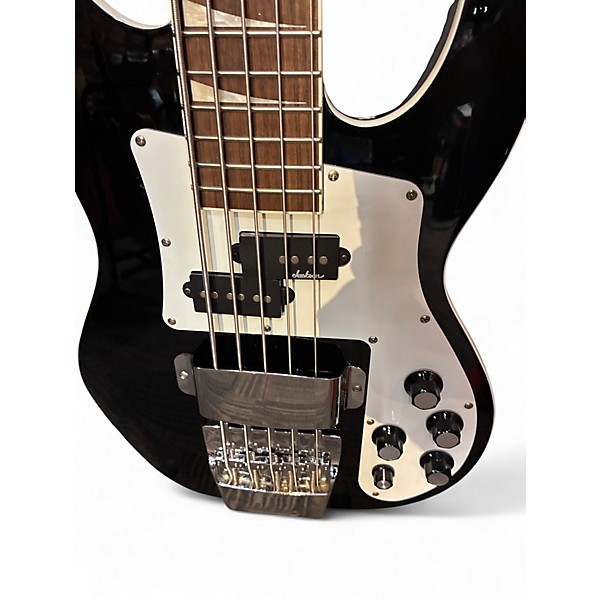 Used Jackson X Series CBXNT DX V Black and White Electric Bass Guitar